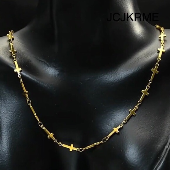 ✨✨✨Dainty Sideway Cross Necklace✨✨✨ - Picture 3 of 4